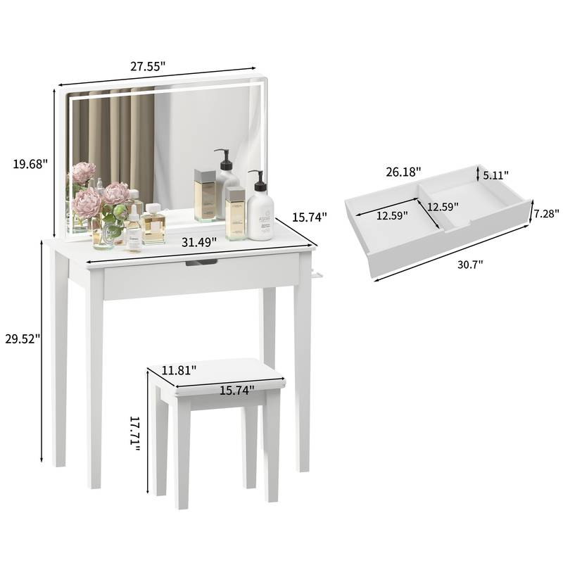 Glow Up Vanity Set