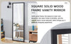 Stylish Black Full-Body Mirror