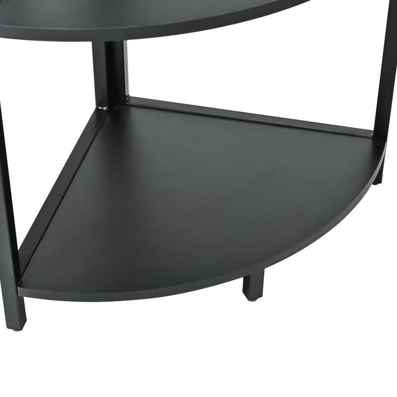 Illuminate Corner Shelf with USB & Glass Holder