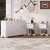 Chic Retro Bedroom Collection with Elegant Dresser and Nightstands