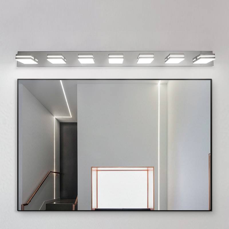 Sleek Chrome LED Vanity Light - Modern Wall Sconce for Style and Efficiency