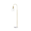Sleek Marble Arch Floor Lamp