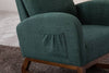 Stylish Emerald Rocking Glider Chair