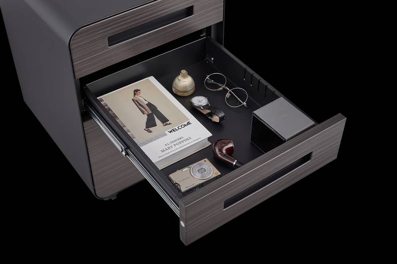 Versatile Mobile File Cabinet with Easy Glide Wheels