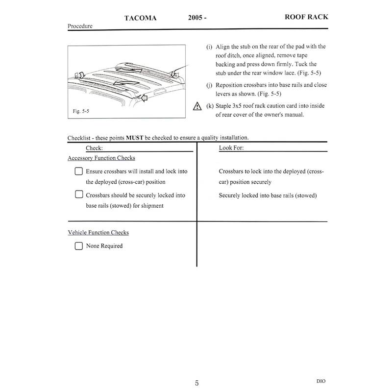 Tacoma Double Cab Roof Rack