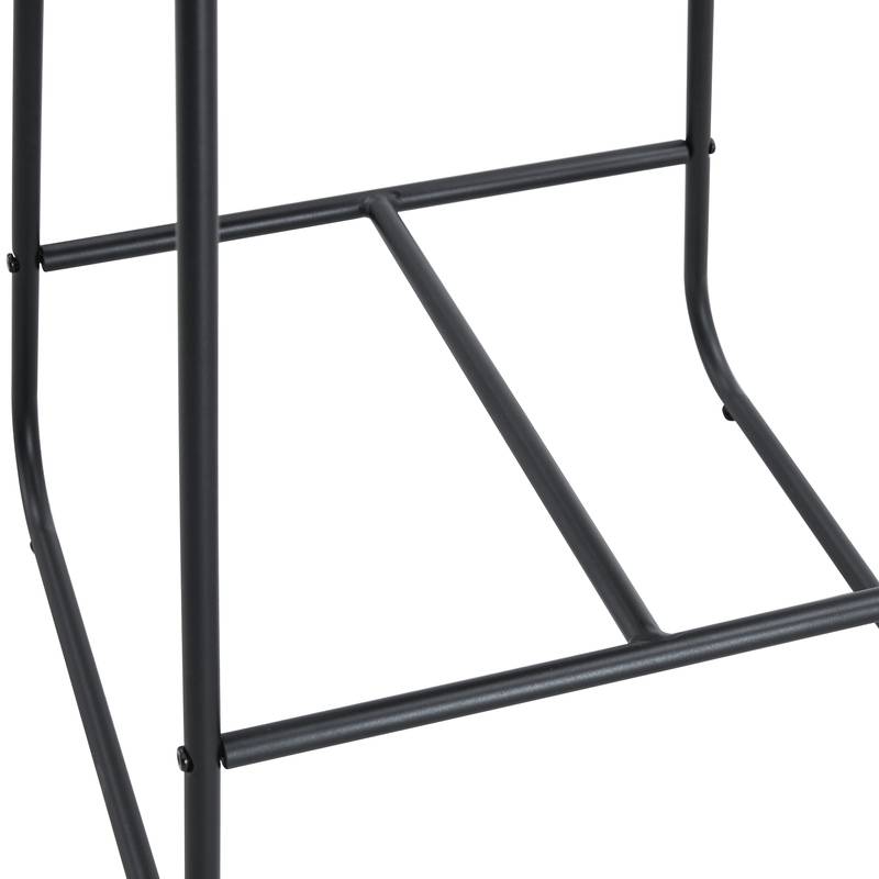 Sleek Black PU Bar Stool – Perfect for Modern Spaces