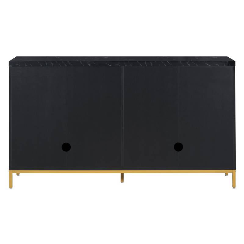 Stylish Black Sideboard with Ample Storage