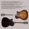 Beginner's Classic Acoustic Guitar with Stylish Rosewood Fretboard