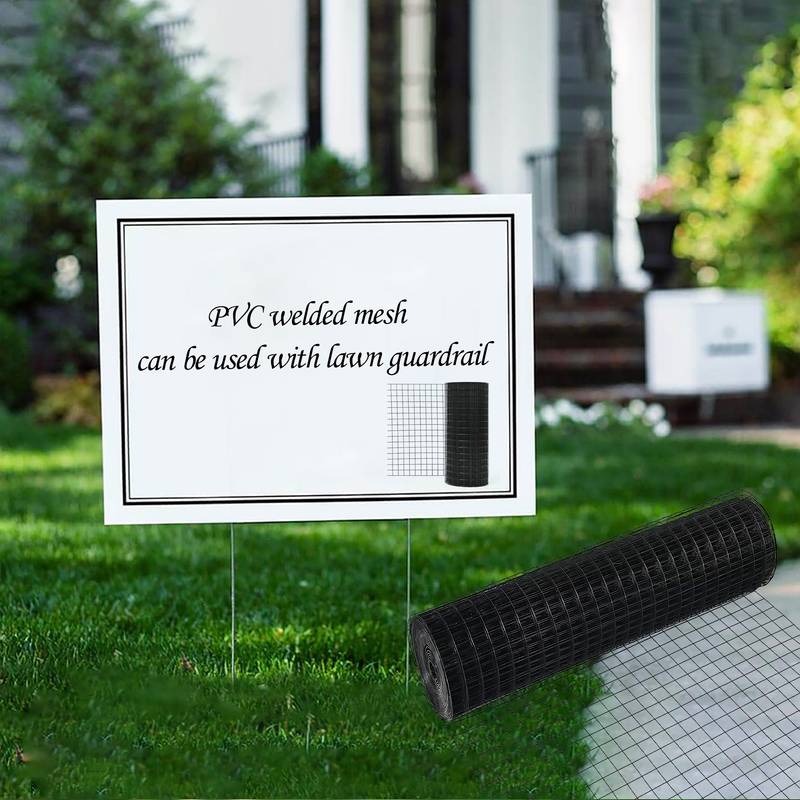 Black Vinyl Coated Hardware Cloth for Poultry and DIY Projects
