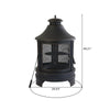 Cozy Two-in-One Outdoor Fire Pit & Heater