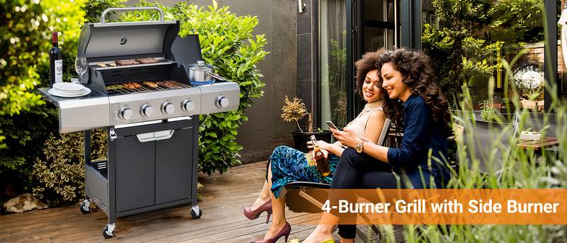 SizzlePro Outdoor 4-Burner Grill