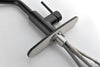 Sleek Matte Black Pull-Down Kitchen Faucet