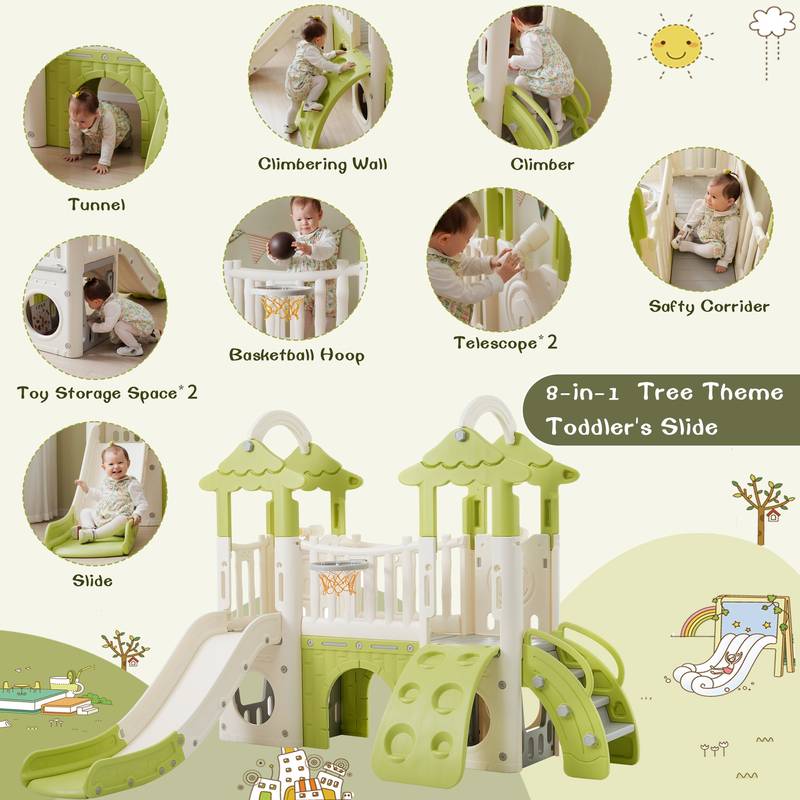 Adventure Slide and Climber Fun Set