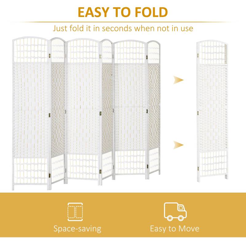 Wave Privacy Screen - Stylish Room Divider