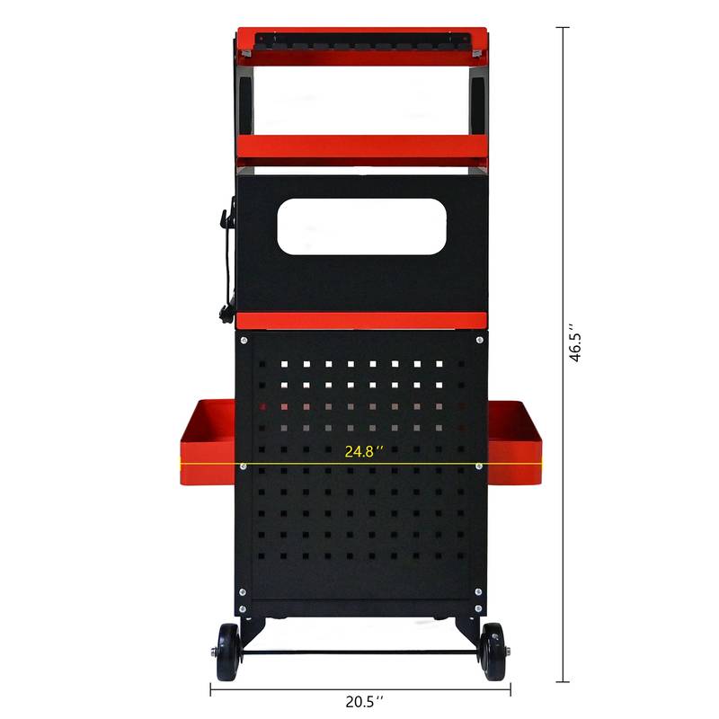 Smart Diagnostic Trolley - Black & Red