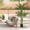 Elegant Faux Sunflower Leaf Plant – Perfect for Home Decor