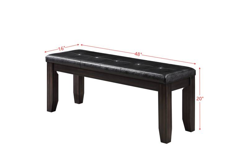 Urban Chic Black Bench