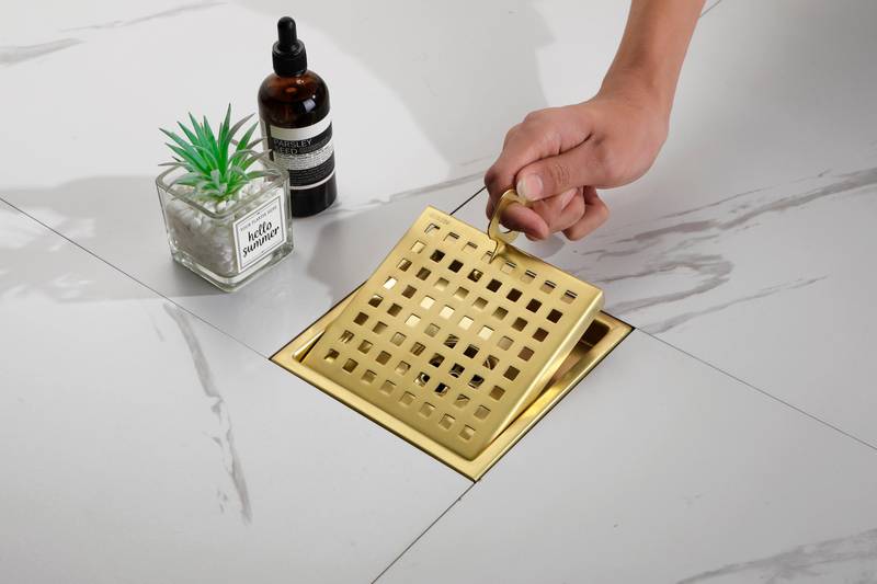 Square Shower Drain Magic