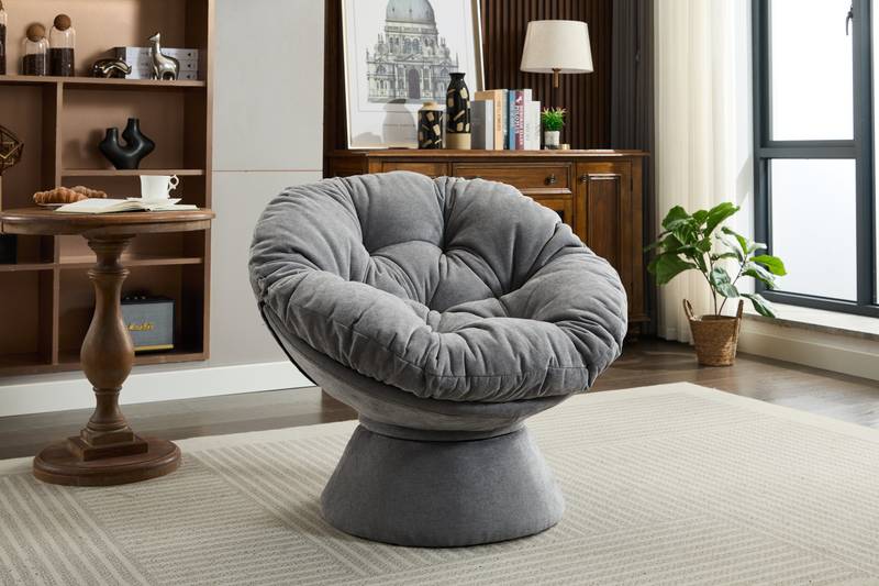 Cozy Swivel Barrel Chair