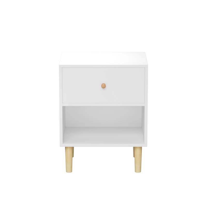 Charming White Nightstand for All Ages