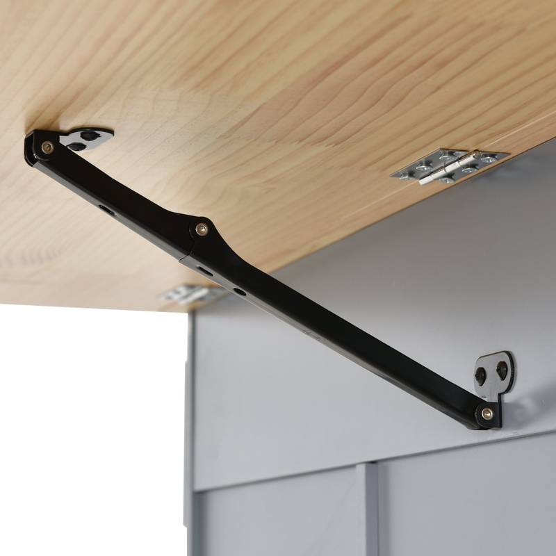 Versatile Rolling Kitchen Island with Wood Top & Storage