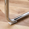 Stylish Shoe Bench with Silver Legs - Perfect Storage for Every Space