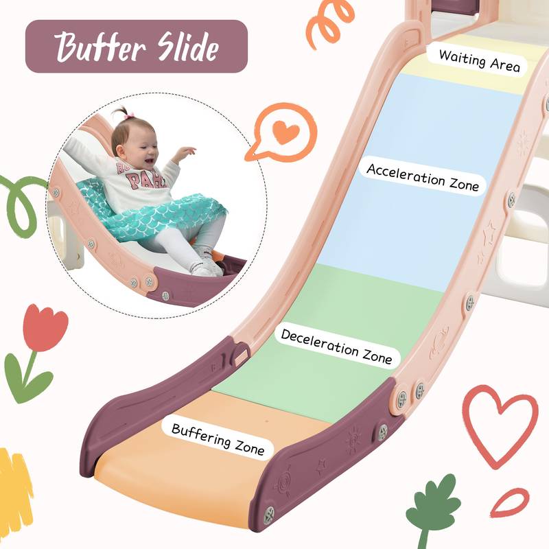 Space Adventure Toddler Playset with Slide & Basketball Fun