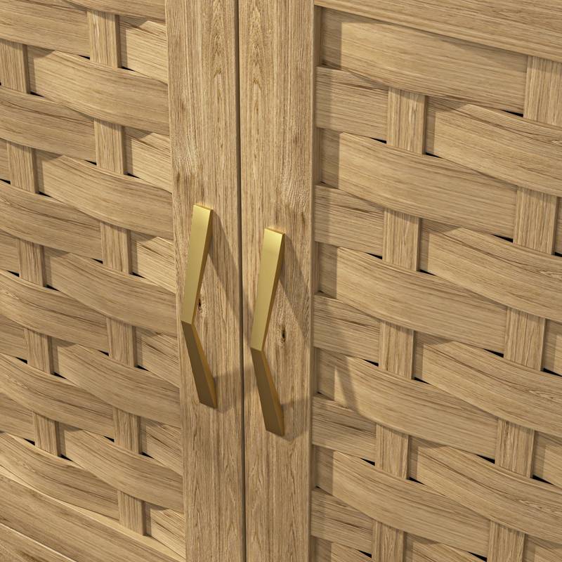 Stylish Tall Pantry & Bar Cabinet