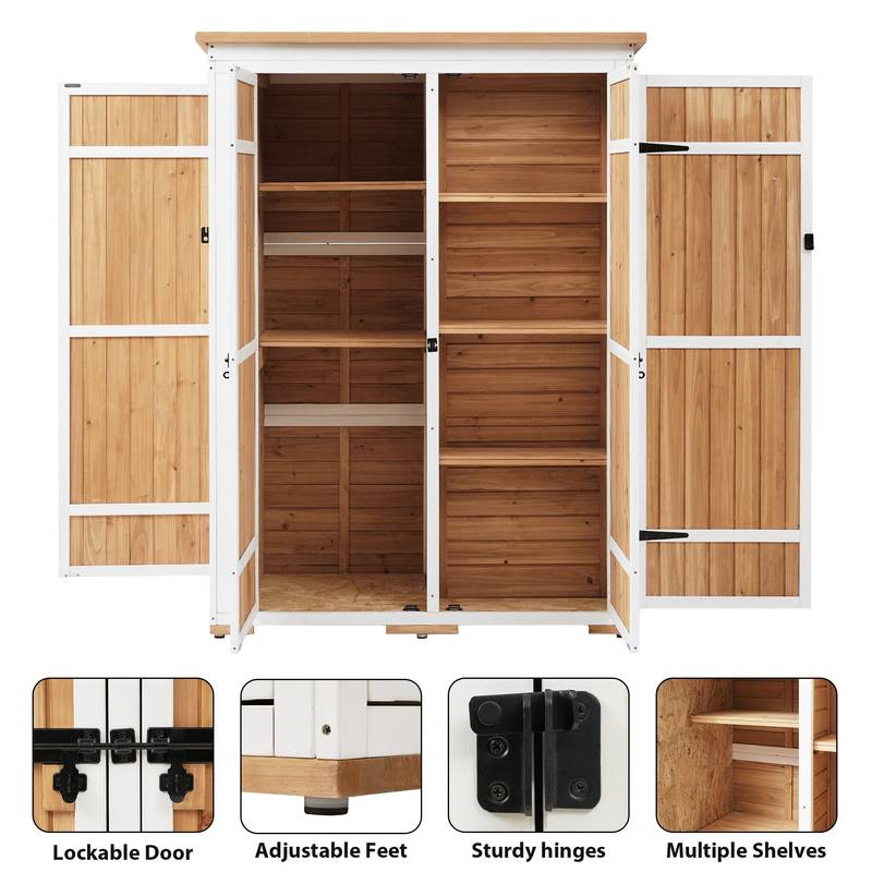 TOPMAX Garden Shed: Your Ultimate Outdoor Tool Haven