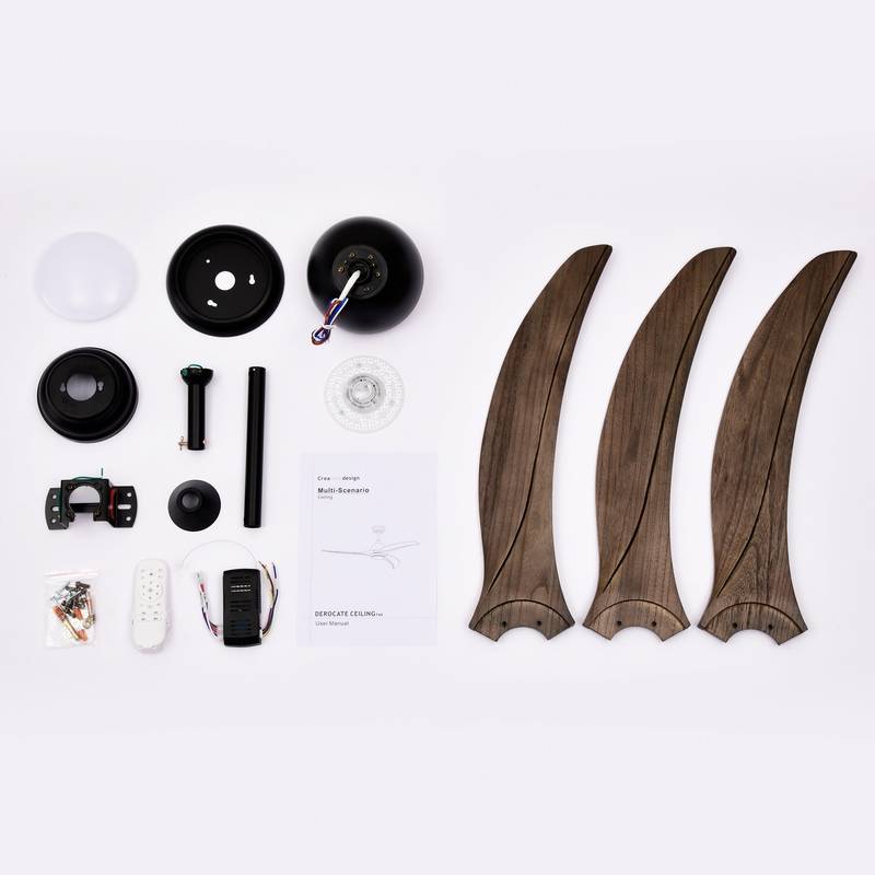 Chic Ceiling Fan with Remote & Light - Perfect for Any Space!