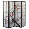 Plum Blossom Black Room Divider Screen