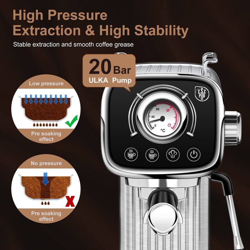 Brew & Froth Espresso Maker
