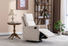 Cozy Beige Swivel Rocker Glider Chair