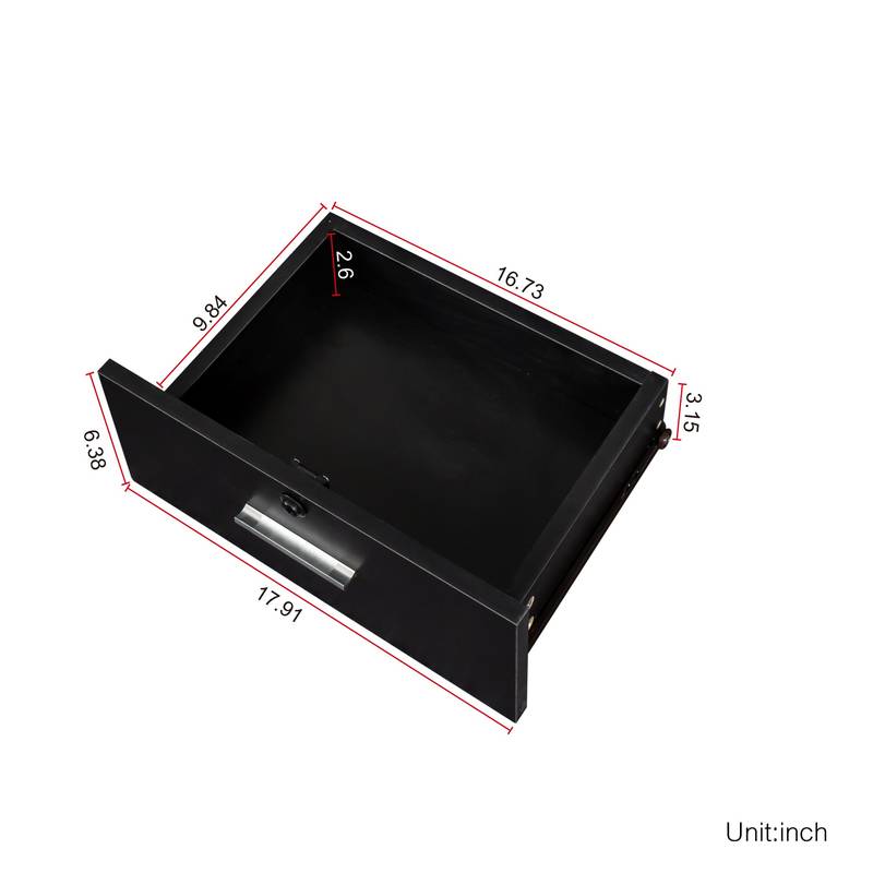 Sleek Storage Hair Desk