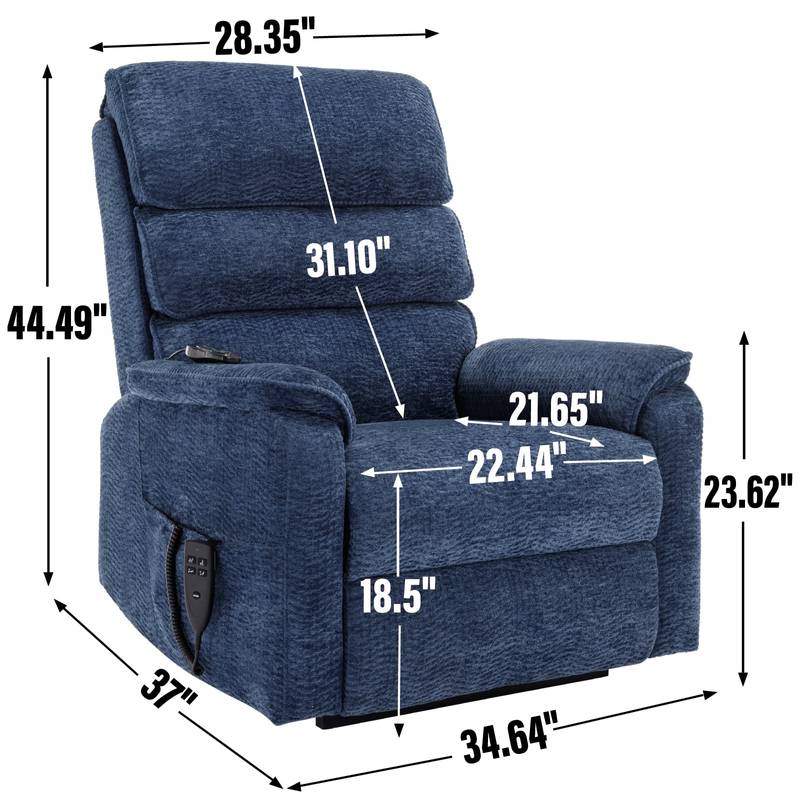 Cozy Power Lift Recliner with Heat & Massage