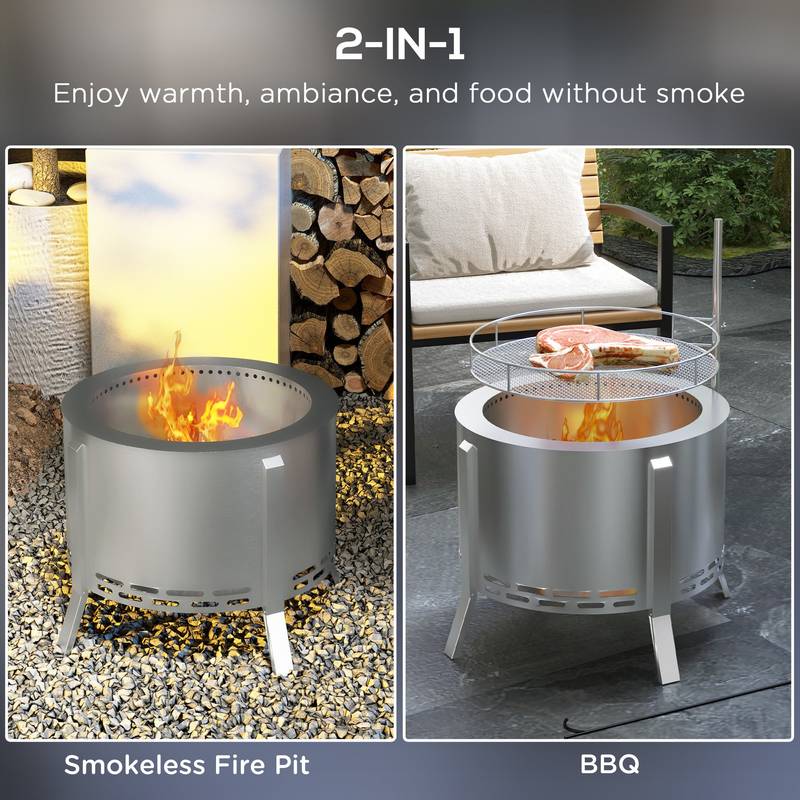 Smokeless Adventure Fire Pit & Grill