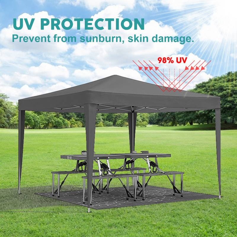 Pop-Up Party Canopy with Sidewalls and Weight Bags