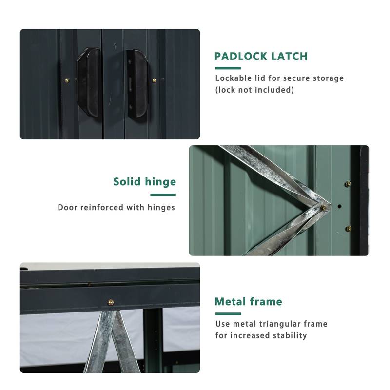 Stylish Outdoor Trash Can Hideaway