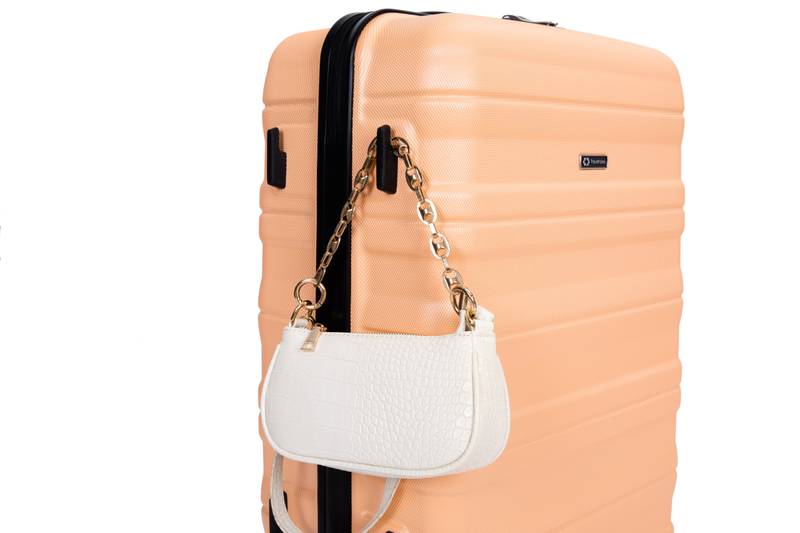 Peachy Traveler: Lightweight Expandable Luggage Set
