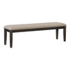 Rustic Charm Upholstered Dining Bench