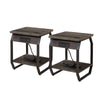 Stylish Charging End Tables - Set of Two with USB Ports