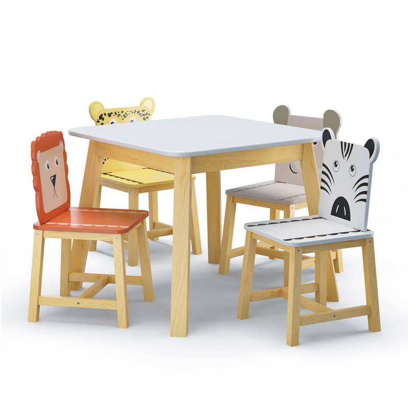 Animal Fun Kids' Table & Chair Set