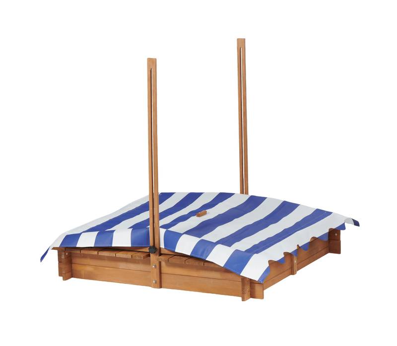 Magic Sand Playground with Adjustable Cover and Cozy Benches