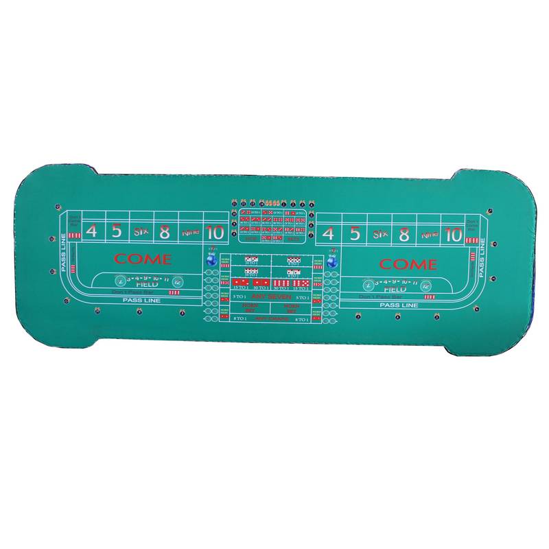 Green Deluxe Craps Table