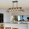 Rustic Elegance Pendant Light – Adjustable Modern Chandelier for Any Room