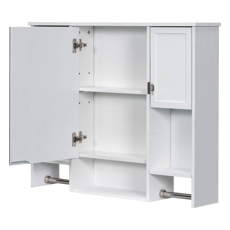 Sleek Wall-Mounted Bathroom Storage & Mirror Cabinet