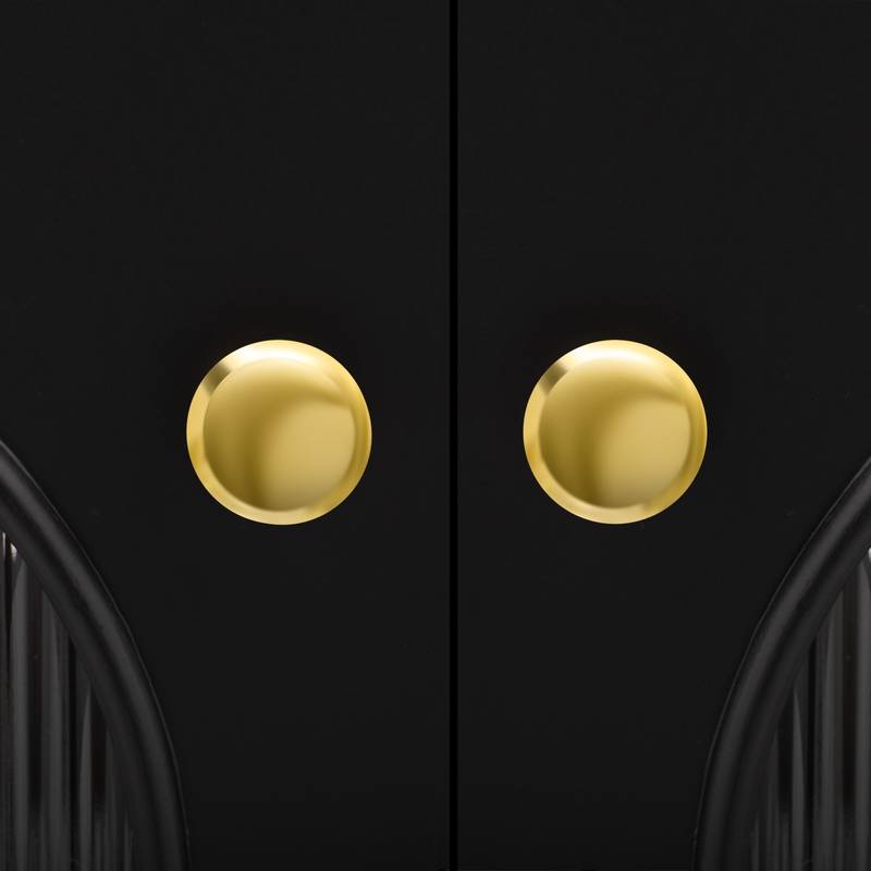 Sleek Black TV Stand with Modern Style and Ample Storage