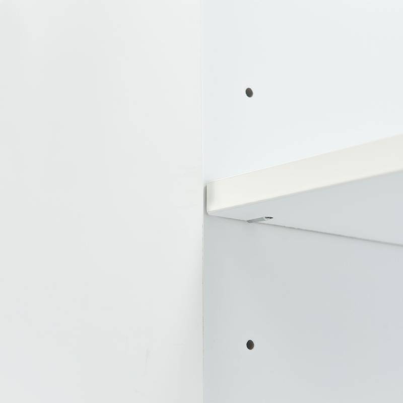 Chic White Bathroom Vanity with Gold Legs