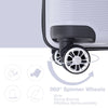 Silver Spin & Secure Luggage Set