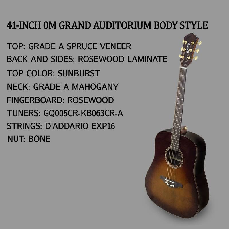Vintage Vibes Acoustic Guitar